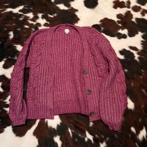 Magenta Cardigan